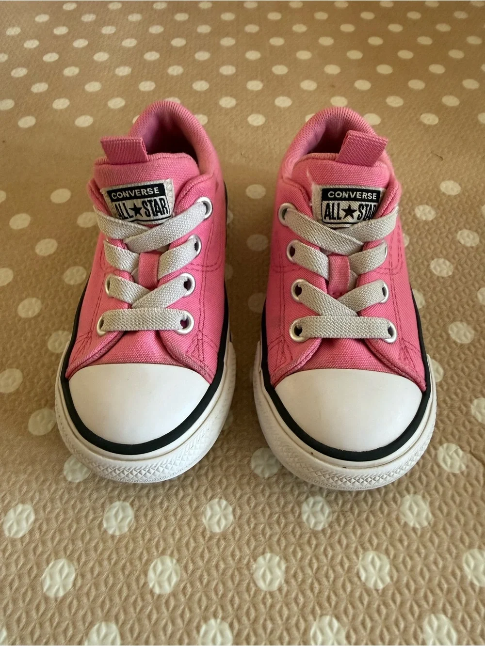 Converse All Star Kids Pink Low Top Sneakers size Toddler 7